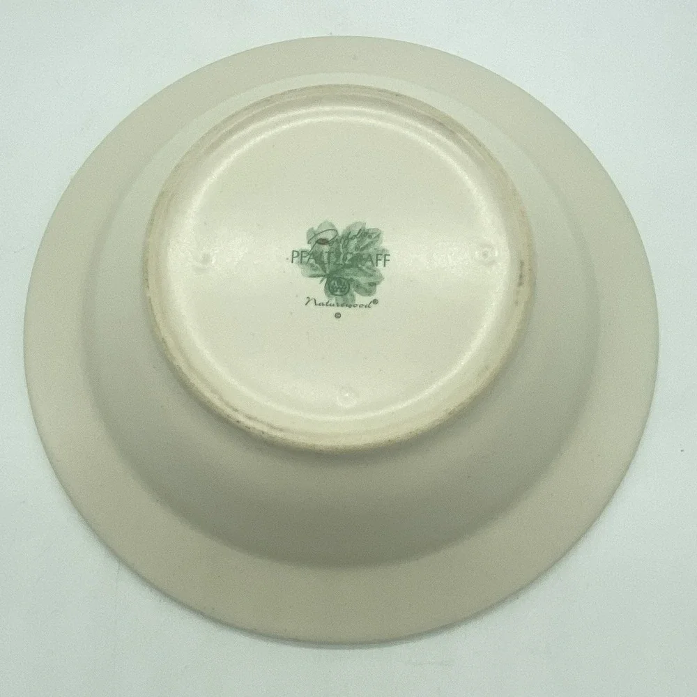 Pfaltzgraff Naturewood Deep Rimmed Soup Cereal Bowls 7 1/4